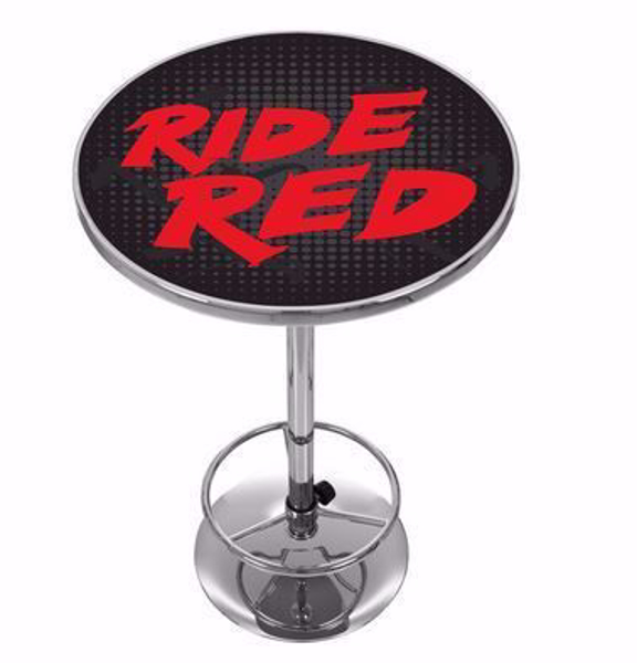 Honda Powersports Ride Red Pub Table, Red Pub Table And Stools