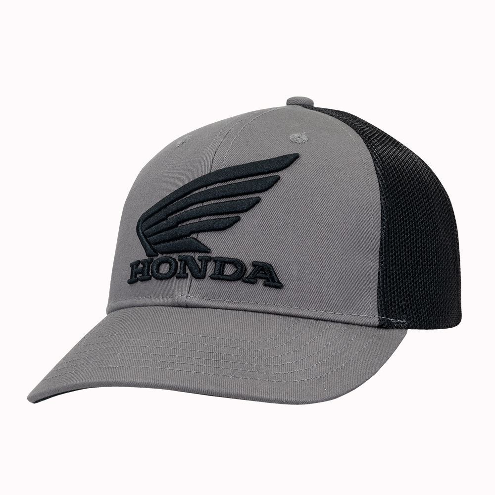 Powertex Honda Store. Honda Powersports Honda Charcoal Trucker Cap - CUSTOM