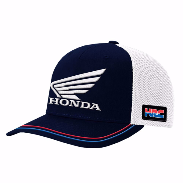 HRC Striped Bill Navy Hat 