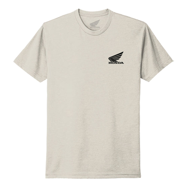 Sand OG Wing Tee Front Product Image on white background