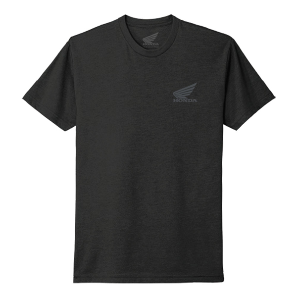 Black OG Wing Tee Front Product Image on white background