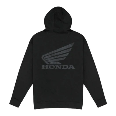 Honda Vintage Hoodie Front Product Image on white background